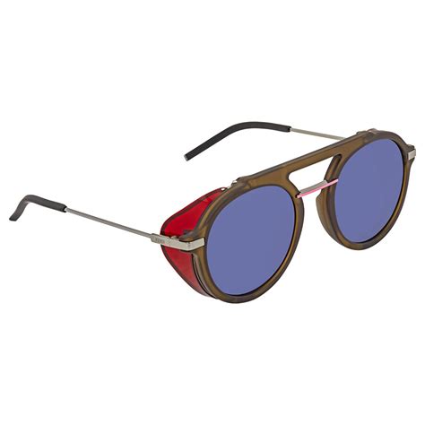 fendi ff m 0012|Fendi Fantastic Blue Pilot Men's Sunglasses FF .